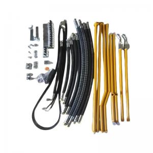 Excavator Attach Breaker Pipes Hammer Installation Kit Boom Arm Bucket Hydraulic Oil Hose Piping Pipe Line